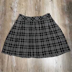 Banana Republic Factory Women’s Windowpane  Pleated Skirt Lined Y2K Academia 6